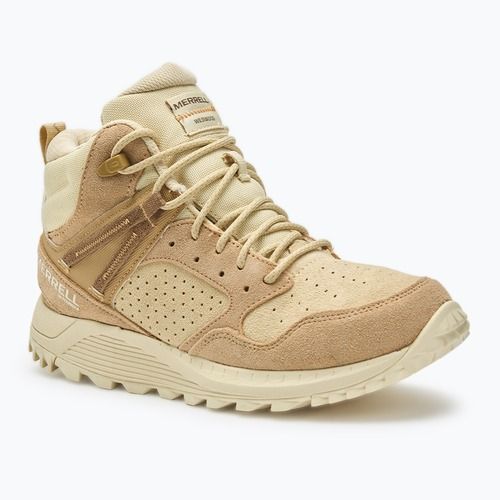 Moteriški turistiniai batai Merrell Wildwood Mid Ltr Wp tan/reed