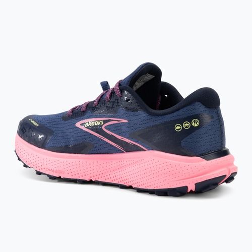 Moteriški bėgimo bateliai Brooks Divide 5 grey blue/pink/lime