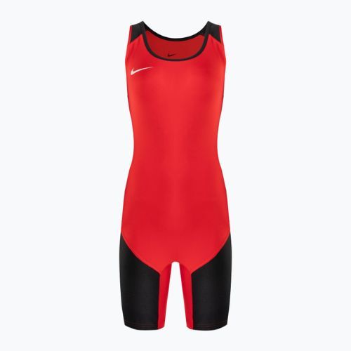 Moteriškas imtynių trikotažas Nike Weightlifting Singlet scarlet/black