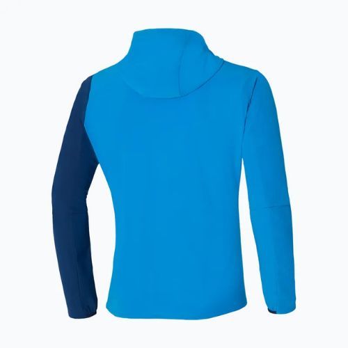 Moteriška teniso striukė Mizuno Mugen Hooded Jacket estate blue