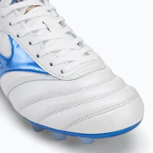 Vyriški futbolo batai Mizuno Morelia II Japan Md white/laser blue/gold