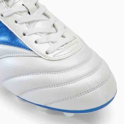 Vyriški futbolo batai Mizuno Morelia II Elite Md white/laser blue/gold