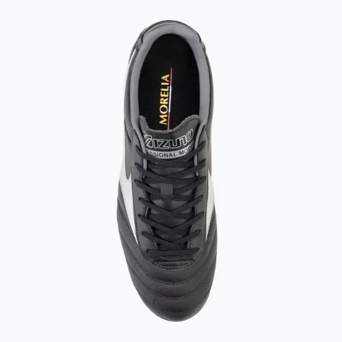 Vaikiški futbolo bateliai Mizuno Morelia II Pro MD black/galaxy silver/dark shadow