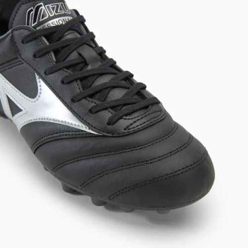 Vaikiški futbolo bateliai Mizuno Morelia II Pro AG black/galaxy silver/dark shadow