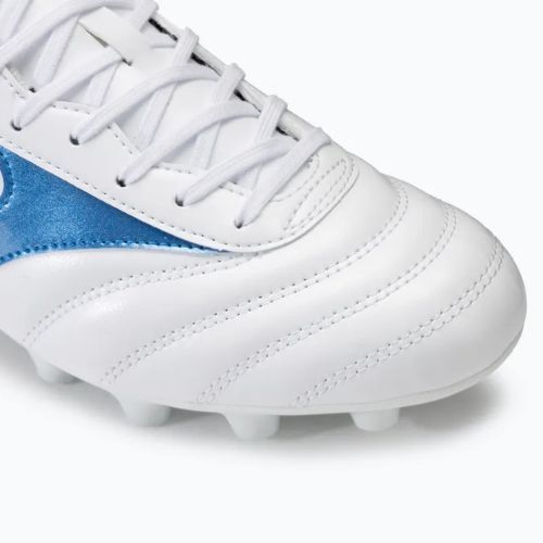 Vaikiški futbolo bateliai Mizuno Morelia II Club FG white/laser blue/gold