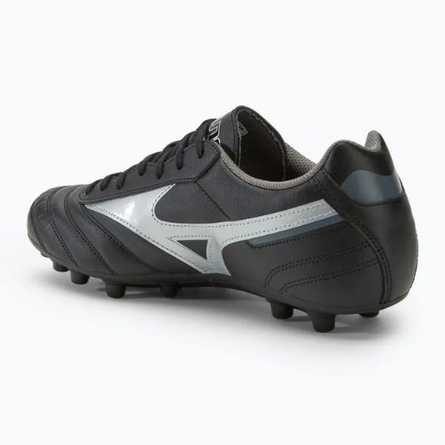 Vaikiški futbolo bateliai Mizuno Morelia II Club AG black/galaxy silver/dark shadow
