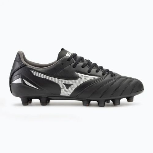 Vaikiški futbolo bateliai Mizuno Morelia Neo IV Pro FG black/galaxy silver