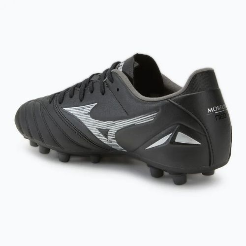 Vaikiški futbolo bateliai Mizuno Morelia Neo IV Pro AG black/galaxy silver