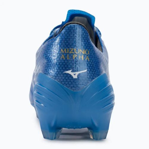 Vyriški futbolo batai Mizuno α Elite FG white/laser blue/gold