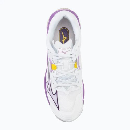 Moteriški tinklinio batai Mizuno Wave Lightning Z8 white/patrician purple/quince