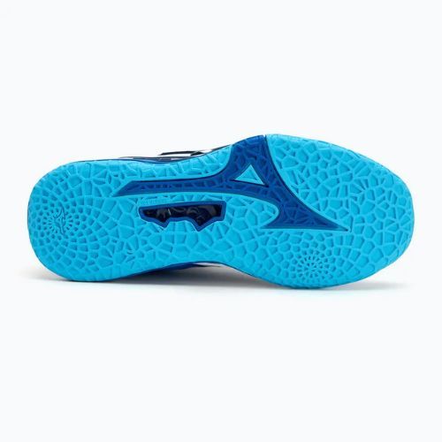 Vyriški rankinio bateliai Mizuno Wave Stealth Neo 2 Mid mugen blue/white/estate blue