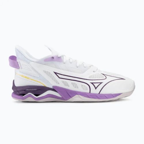 Moteriški rankinio bateliai Mizuno Wave Mirage 5 white/patrician purple/quince