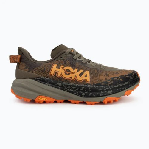 Vyriški bėgimo bateliai HOKA Speedgoat 6 anique olive/squash