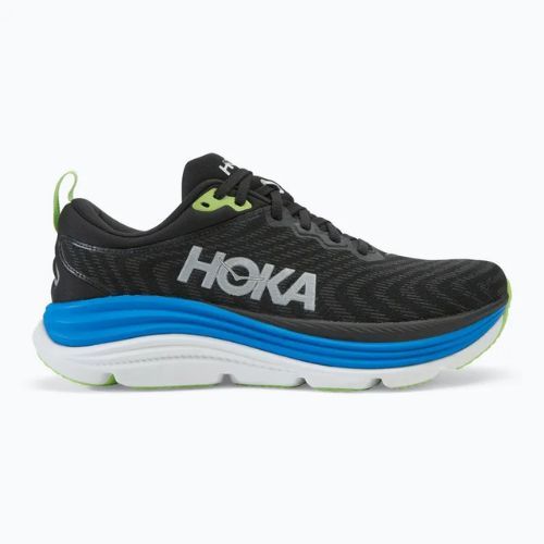 Vyriški bėgimo bateliai HOKA Gaviota 5 black/electric cobalt