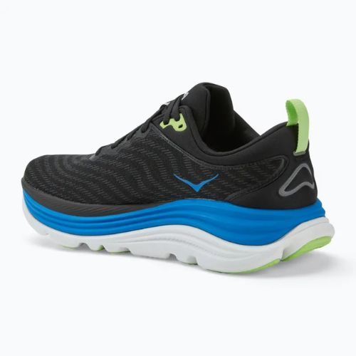 Vyriški bėgimo bateliai HOKA Gaviota 5 black/electric cobalt