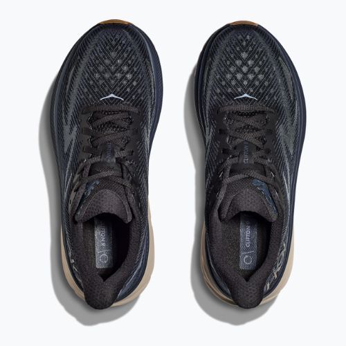 Vyriški bėgimo bateliai HOKA Clifton 9 black/varsity navy