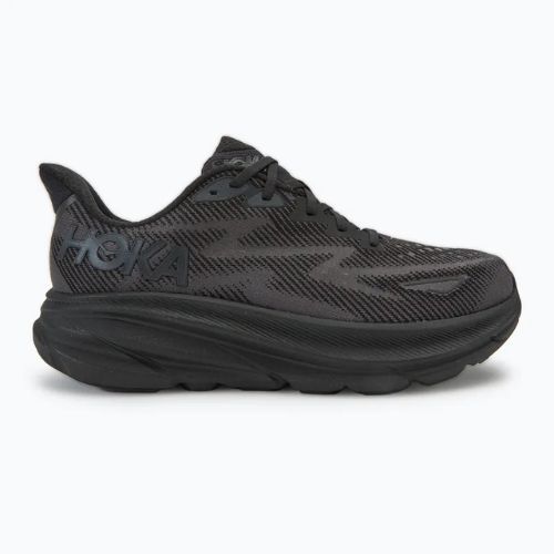 Vyriški bėgimo bateliai HOKA Clifton 9 Wide black/black