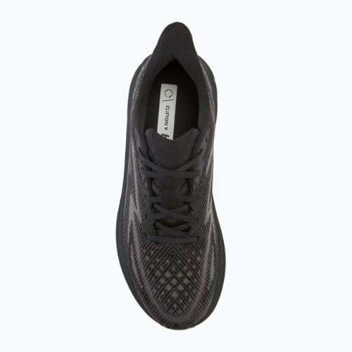 Vyriški bėgimo bateliai HOKA Clifton 9 Wide black/black