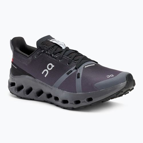 Vyriški bėgimo bateliai On Cloudsurfer Trail Waterproof black/eclipse