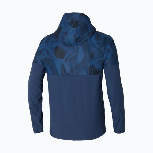 Vyriška striukė Mizuno Paris Athlete Hooded pageant blue