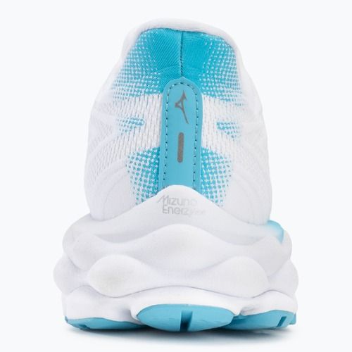 Moteriški bėgimo batai Mizuno Wave Sky 8 white/laser blue/mugen blue