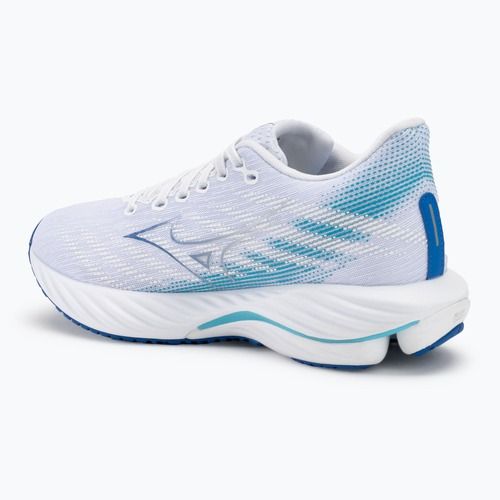 Moteriški bėgimo batai Mizuno Wave Rider 28 white/mugen blue/river blue
