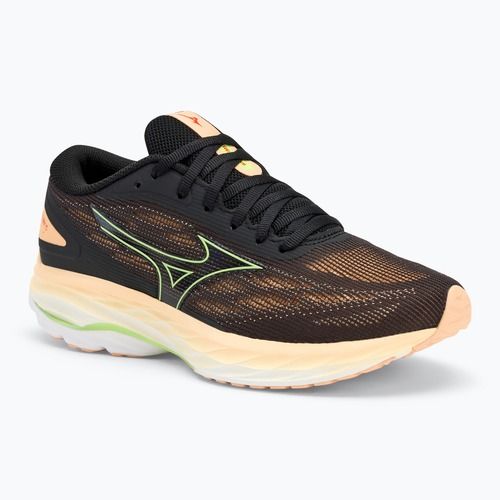 Moteriški bėgimo batai Mizuno Wave Ultima 15 black/mizuno neo lime/apricot ice