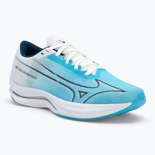 Moteriški bėgimo batai Mizuno Wave Rebellion Sonic 2 river blue/blue wing teal/white