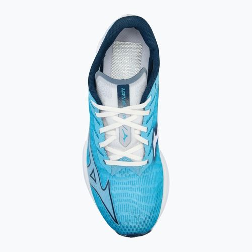 Moteriški bėgimo batai Mizuno Wave Rebellion Flash 2 river blue/blue wing teal/white