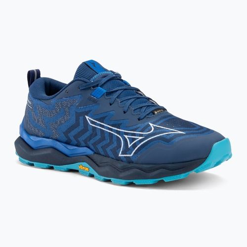 Vyriški bėgimo batai Mizuno Wave Daichi 8 GTX classic blue/ white/ pageant blue
