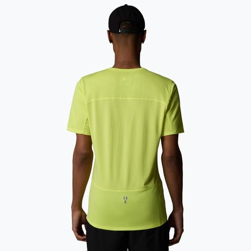 Vyriški bėgimo marškinėliai The North Face Sunriser fireflow yellow