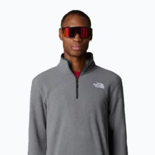Vyriškas džemperis The North Face 100 Glacier 1/4 Zip medium grey heather