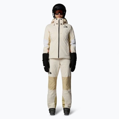 Moteriška slidinėjimo striukė The North Face Lenado white dune/gravel/khaki