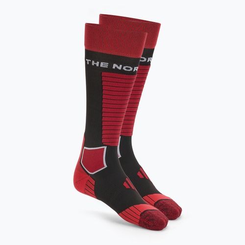 Vyriškos slidinėjimo kojinės The North Face Performance Ski black/red