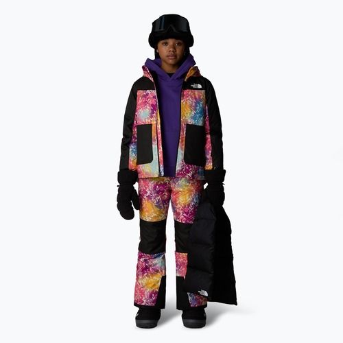 Vaikiškos slidinėjimo kelnės The North Face Freedom Insulated radiant poppy blowing wind print