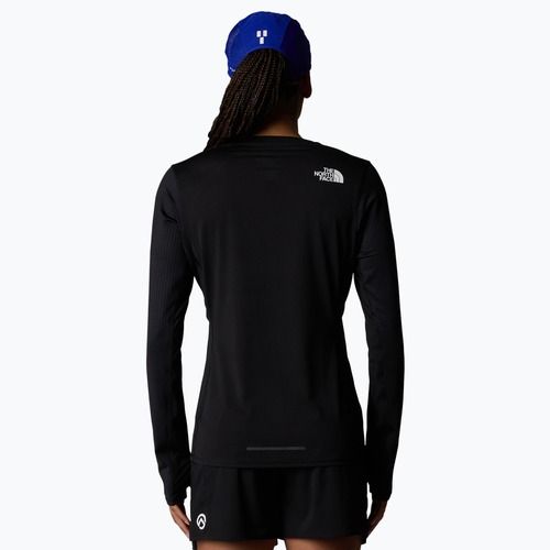 Moteriški bėgimo marškinėliai ilgomis rankovėmis The North Face Summit Altimero Light Crew tnf black