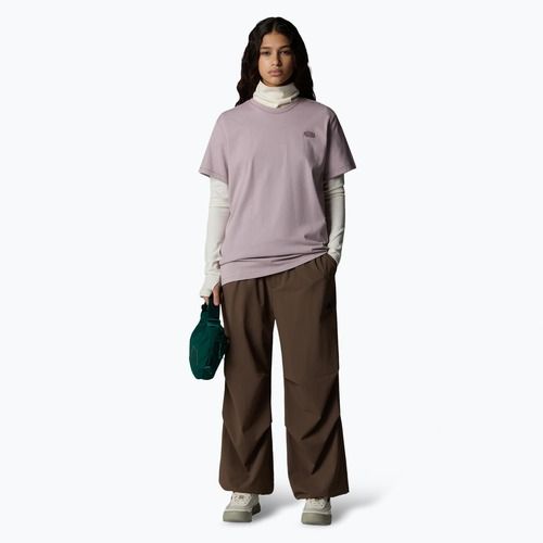 Moteriški marškinėliai The North Face Natural Dye purple chalk natural dye