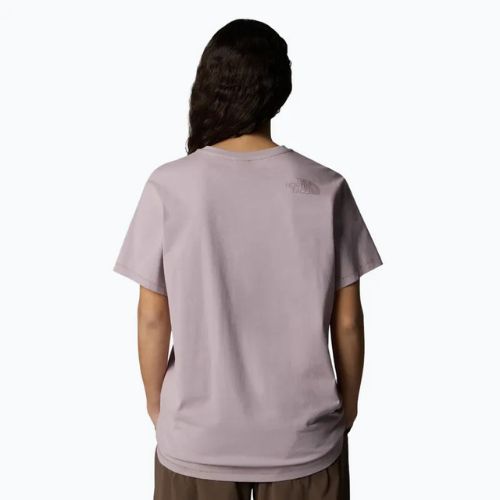 Moteriški marškinėliai The North Face Natural Dye purple chalk natural dye