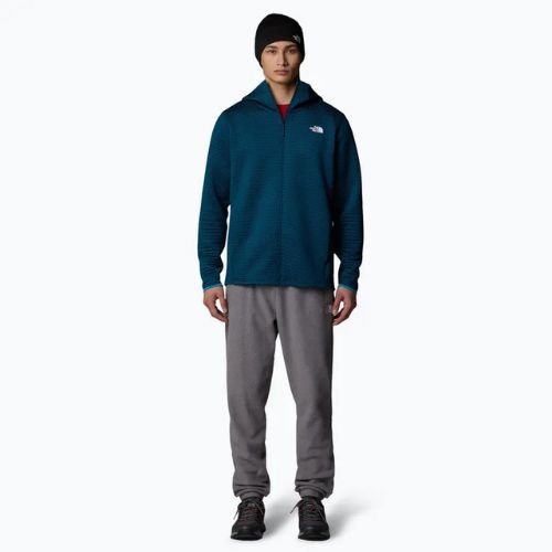 Vyriškas žygio džemperis The North Face Vertical Thermal FZ Hoodie midnight petrol