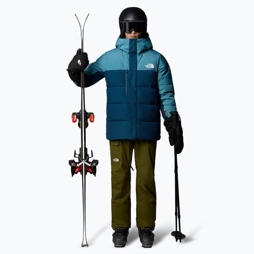 Vyriška slidinėjimo striukė The North Face Corefire Down Windstopper Jacket midnight petrol/algae blue