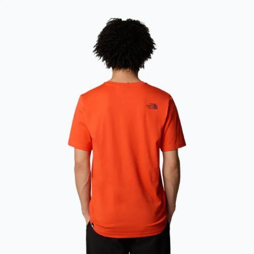 Vyriški marškinėliai The North Face Easy crimson orange/alpine plum