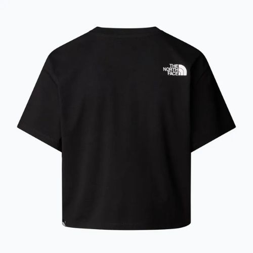 Moteriški marškinėliai The North Face Easy Relaxed Cropped black