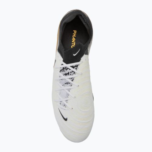 Vyriški futbolo batai Nike Phantom GX II Pro FG white/metallic gold coin/black