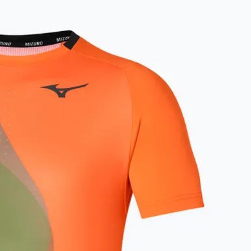 Vyriški teniso marškinėliai Mizuno Release Shadow Tee vibrant orange