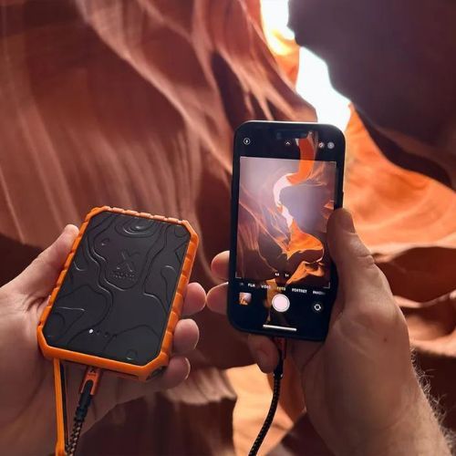 Nešiojamas įkroviklis Xtorm Rugged Pro 20000 mAh 20W juodas/oranžinis