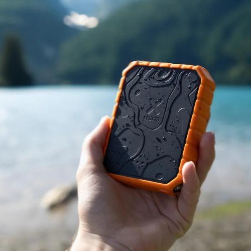 Nešiojamas įkroviklis Xtorm Rugged Pro 20000 mAh 20W juodas/oranžinis