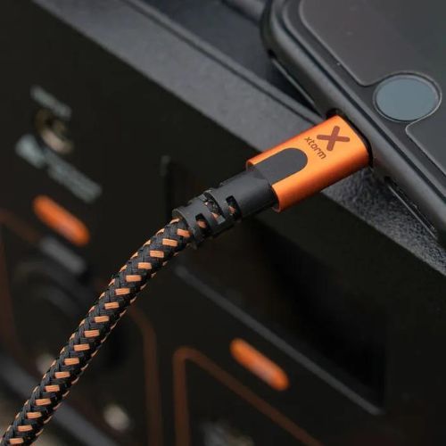 Laidas Xtorm Xtreme USB-C to Lightning 1.5m oranžinis