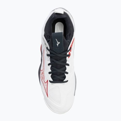 Vyriški tinklinio batai Mizuno Wave Momentum 3 white/salsa/black