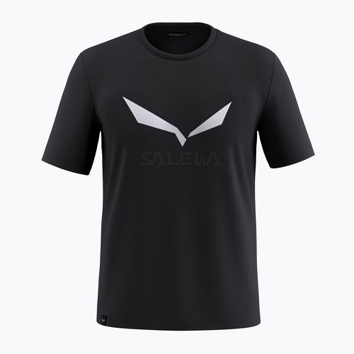 Vyriški žygio marškinėliai Salewa Solidlogo Dry black out