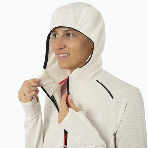 Moteriškas žygio džemperis Salewa Pedroc PL Hooded white